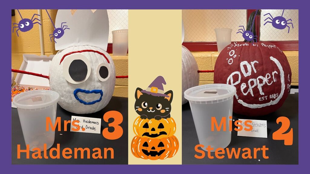 Our Student Ambassadors sponsored a Pumpkin Decorating Contest, and the creativity was incredible! From silly and spooky to colorful and creative, our classrooms did an amazing job bringing their pumpkins to life. 🎃  All money collected through voting will be donated to the CBSD food pantry to support our community! A big thank you to our Student Ambassadors for organizing such a fun fall activity and to everyone who participated! 