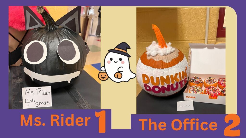 Our Student Ambassadors sponsored a Pumpkin Decorating Contest, and the creativity was incredible! From silly and spooky to colorful and creative, our classrooms did an amazing job bringing their pumpkins to life. 🎃  All money collected through voting will be donated to the CBSD food pantry to support our community! A big thank you to our Student Ambassadors for organizing such a fun fall activity and to everyone who participated! 