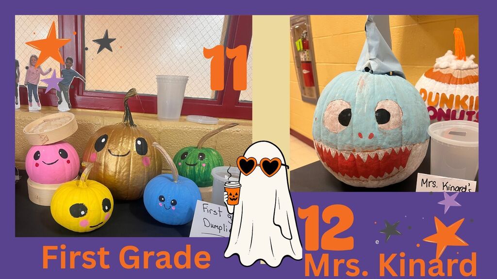 Our Student Ambassadors sponsored a Pumpkin Decorating Contest, and the creativity was incredible! From silly and spooky to colorful and creative, our classrooms did an amazing job bringing their pumpkins to life. 🎃  All money collected through voting will be donated to the CBSD food pantry to support our community! A big thank you to our Student Ambassadors for organizing such a fun fall activity and to everyone who participated! 