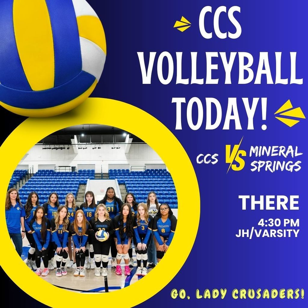 CCS Volleyball today at Mineral Springs!