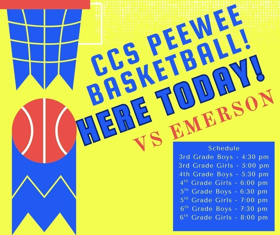 PeeWee basketball today!