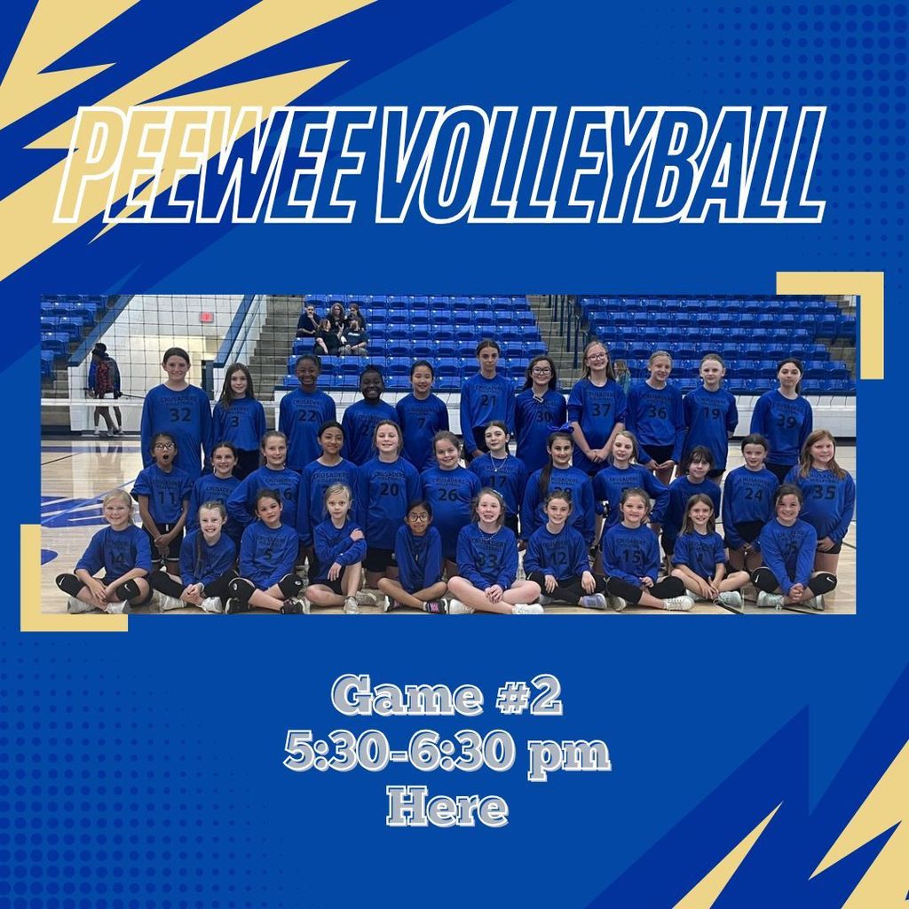 PeeWee volleyball today!