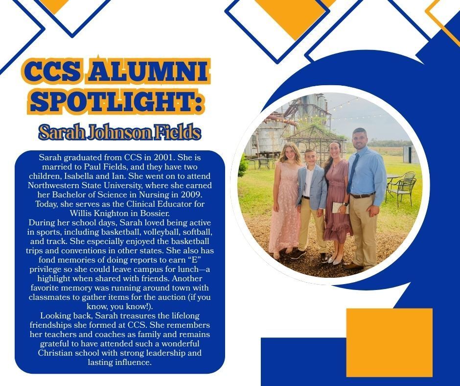 CCS Alumni Spotlight: Sarah Johnson Fields