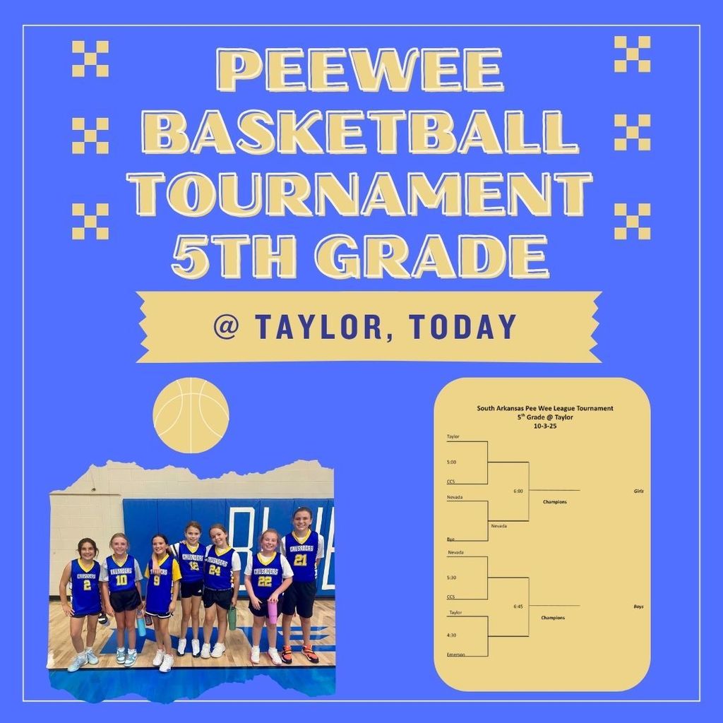 PeeWee basketbal tournament for fifth grade today!