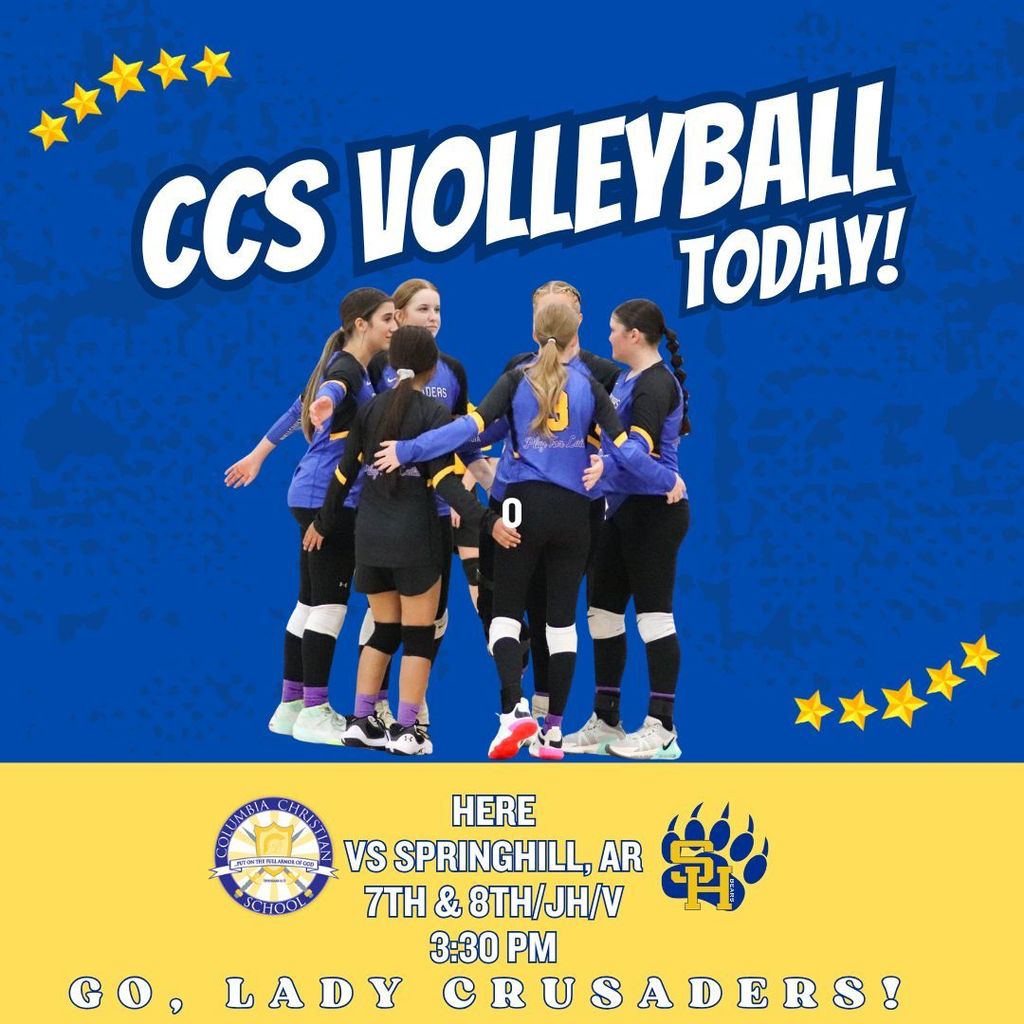 CCS volleyball today!