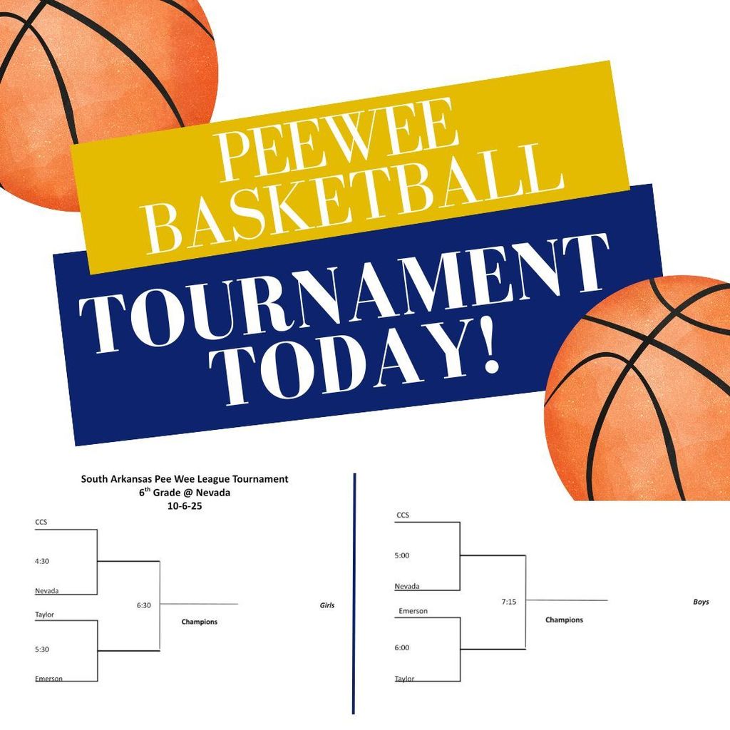 PeeWee basketball tournament today!