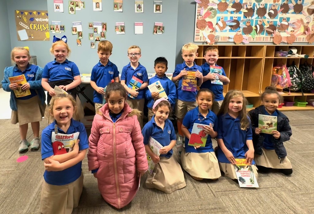 MJCL donated books to CCS students.