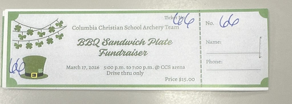 Archery BBQ tickets