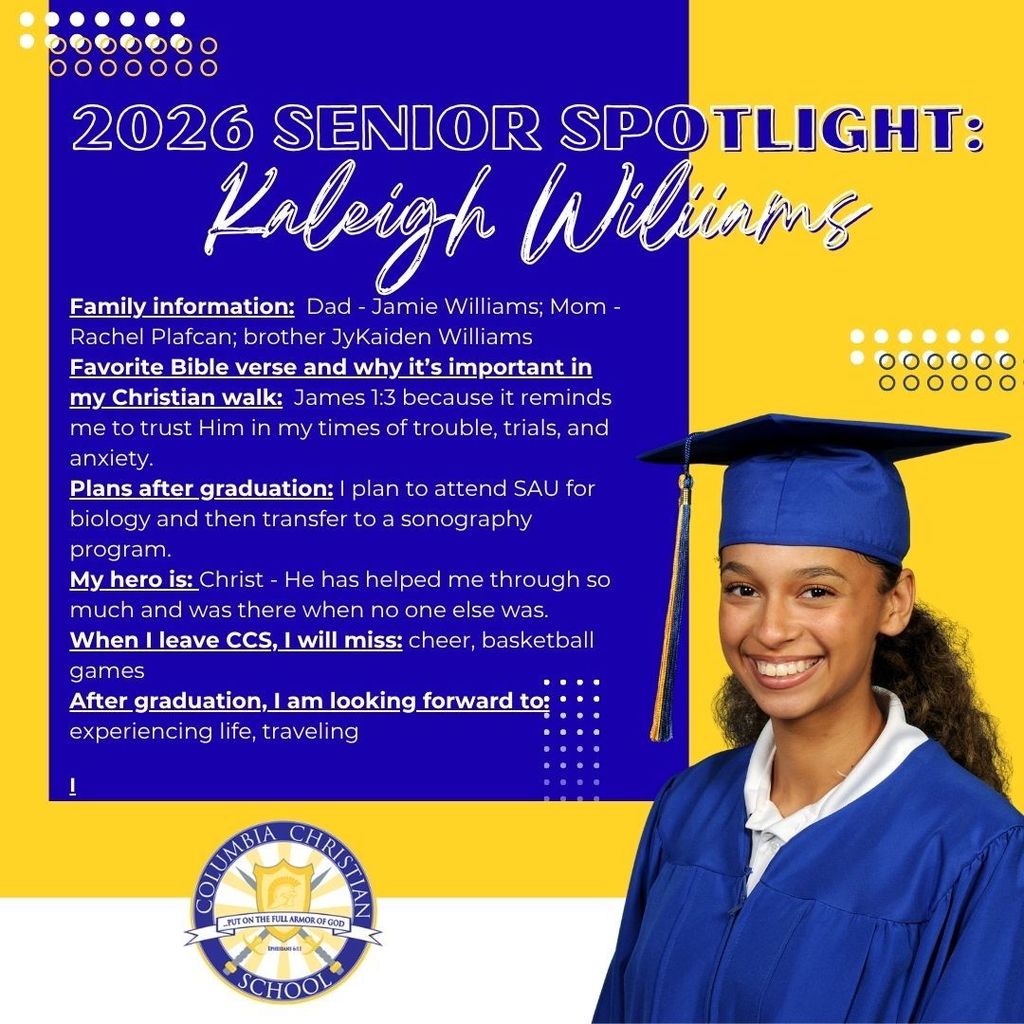 Congratulations, Kaleigh!