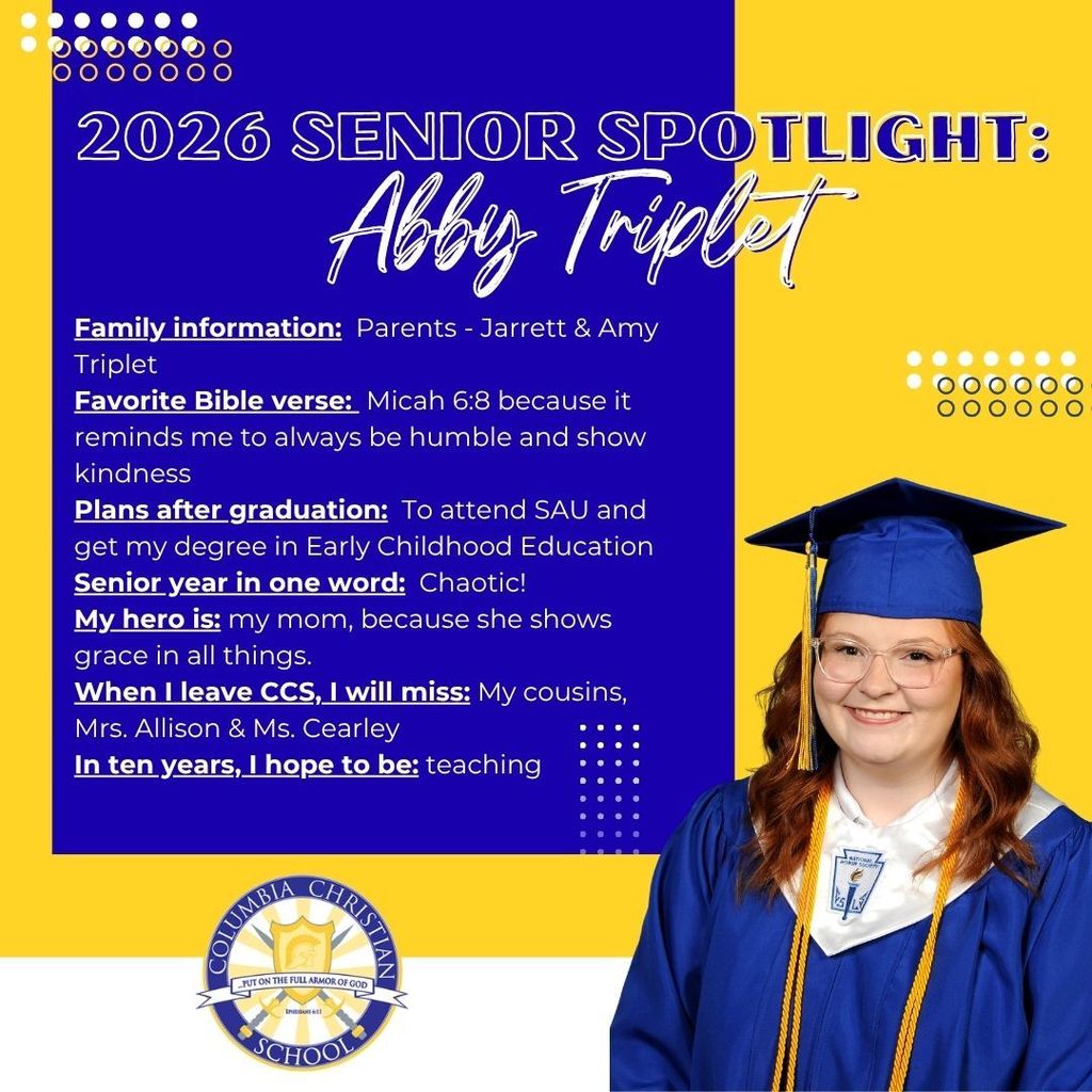 Congratulations, Abby!