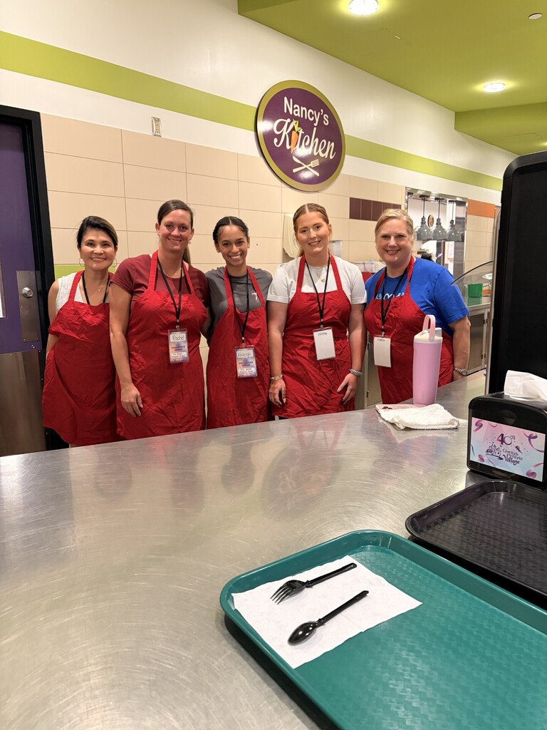Hot Line Servers: Gladys, Rachel, Kaleigh, Heidi, Amy