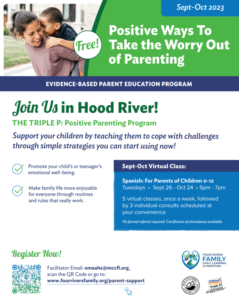 Positive parenting flyer