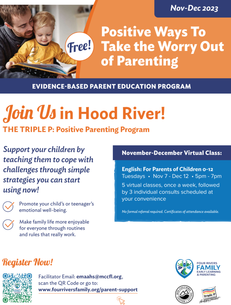 Parenting series flyer