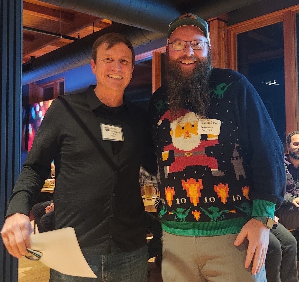 Jamie Sowell, Teacher on Special Assignment as the Director of Technology, Calculus, Computer Science and CAD Teacher (South Wasco County School District), was chosen as last year's STEM Educator of the Year in recognition of his outstanding efforts as both an educator and an advocate for STEM & Technology in a rural (underserved) district.