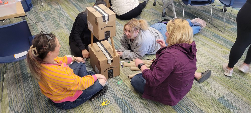 At last year’s conference, early educators participated in hands-on learning together!