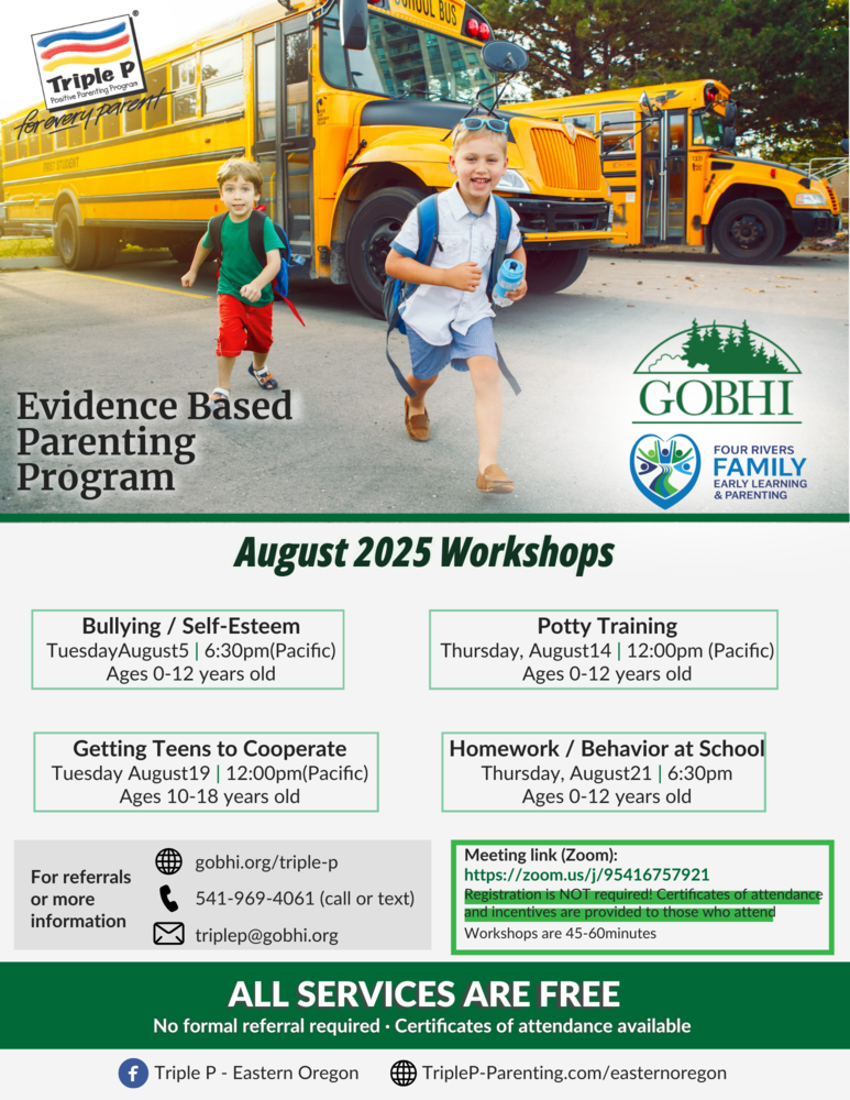 Triple P / GOBHI Aug 