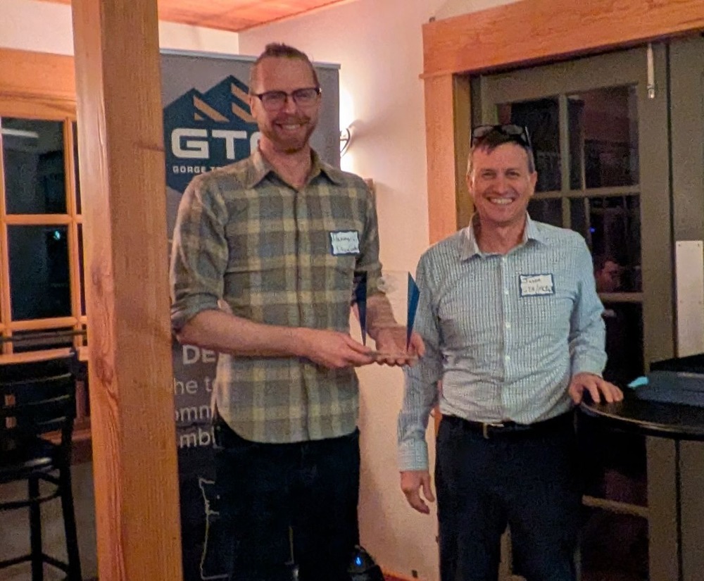 Danny Cosgrove has been named the 2025 Gorge Technology Alliance STEM Educator of the Year