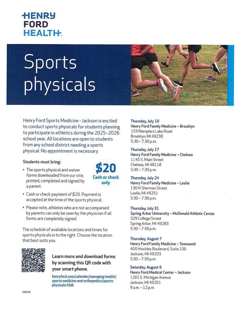 Sports Physicals 2025