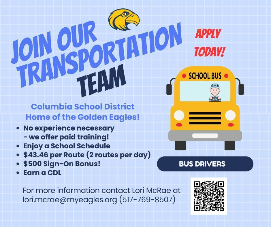 Bus drivers needed