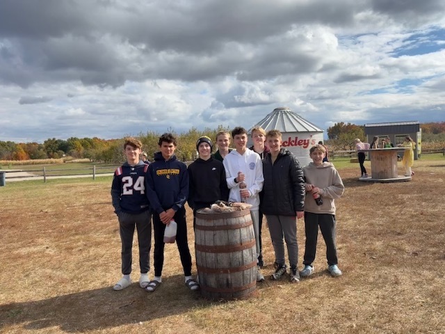 Students at Meckley's Flavor Fruit Farms