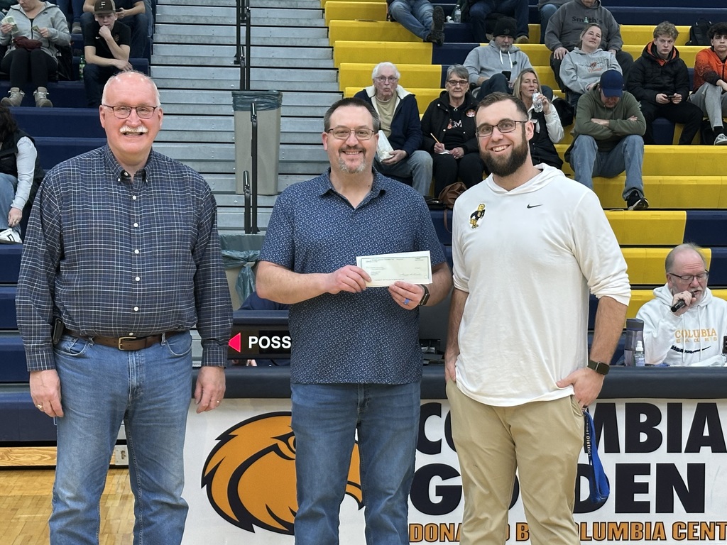 Brooklyn Masonic Lodge Makes donation to Columbia Central Earn It program