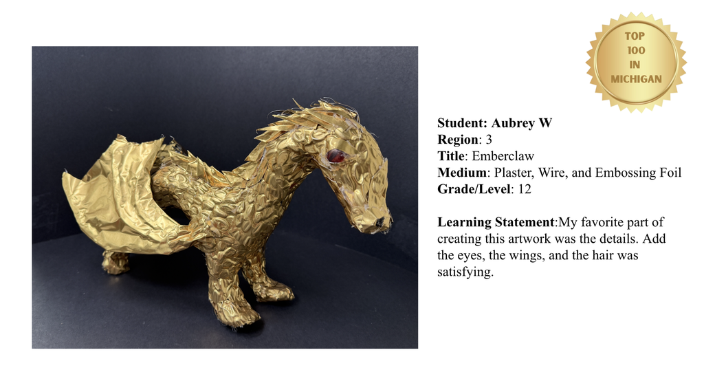 Top 100 Art project slide 