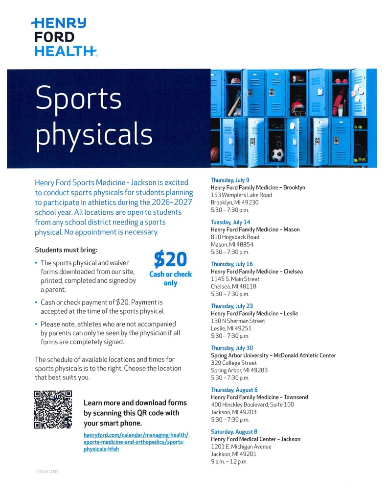 Sports Physicals