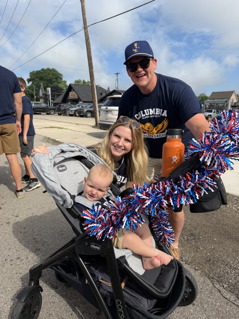 The Parkinson Family at the parade
