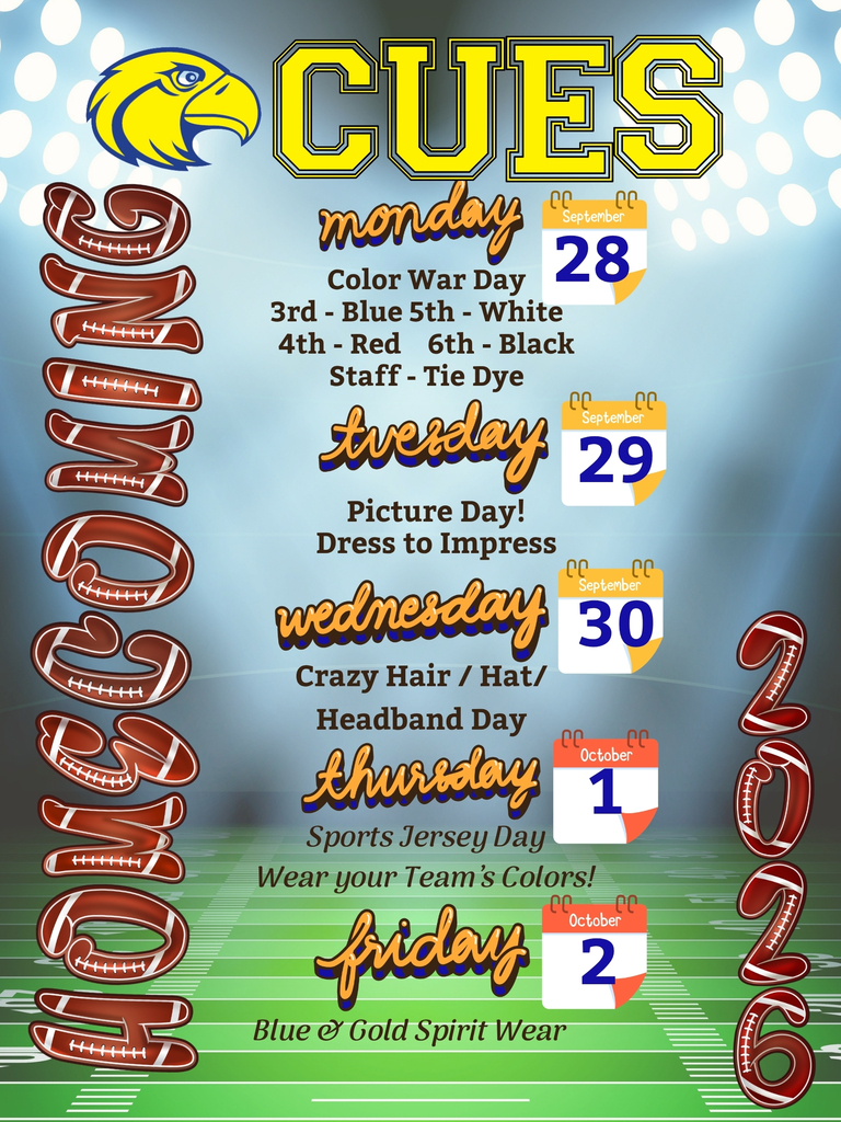 CUES Homecoming Spirit Days