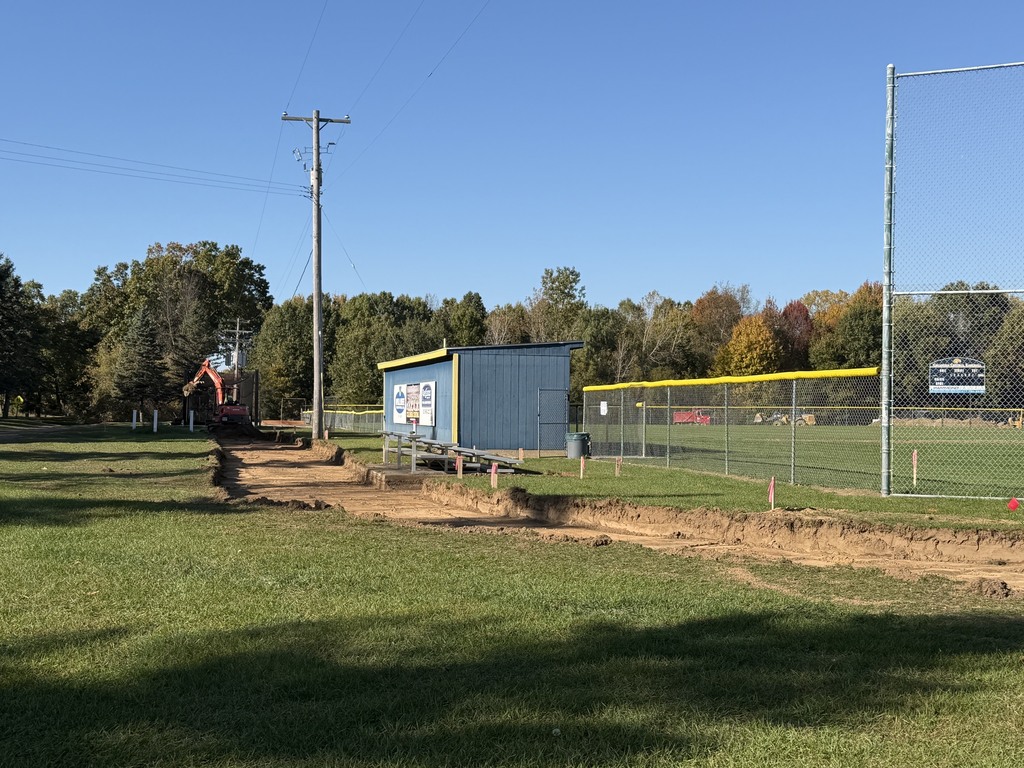 Picture of digging at baseball fields