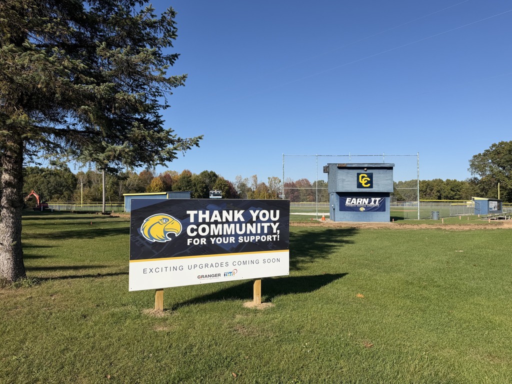 Thank you Community sign at baseball fields