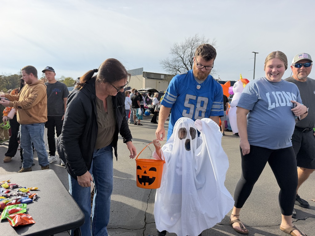 A ghost trick or treating