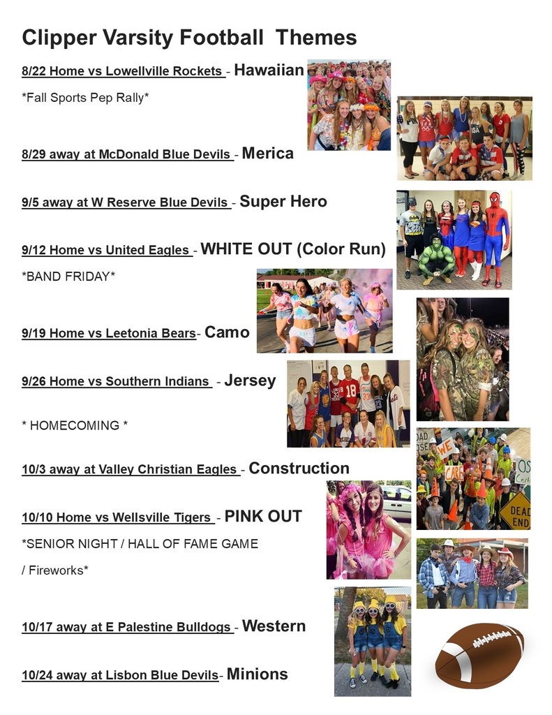 2025 Football Themes