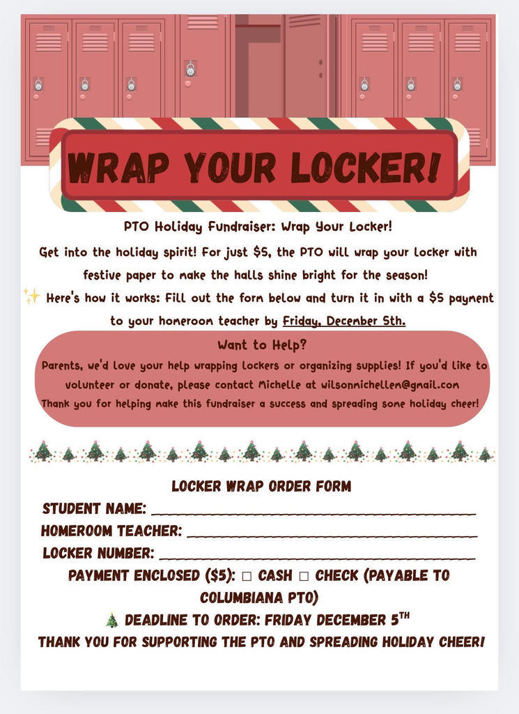 PTO Locker Fundraiser