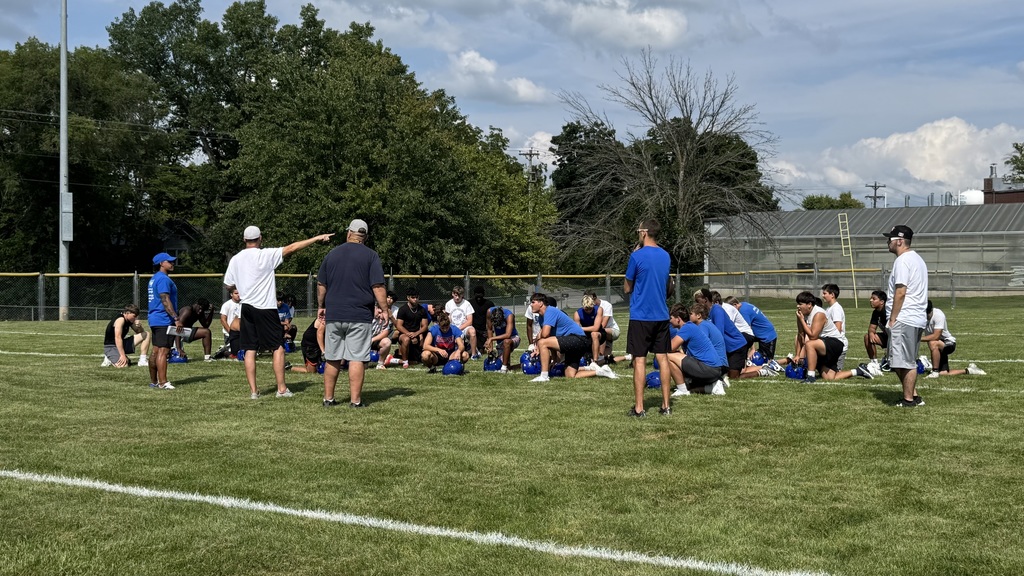 Pictures from Day 1 of our football camp