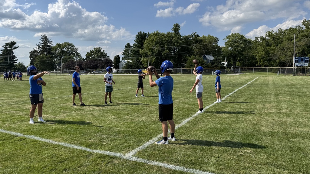 Pictures from Day 1 of our football camp
