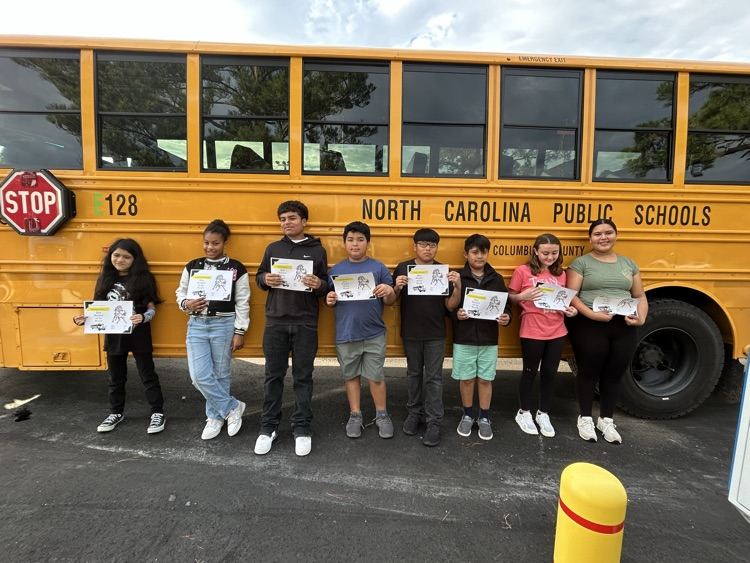 mustang bus students of the month 