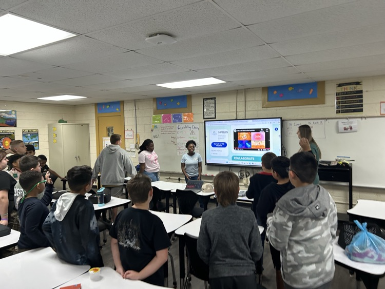 Morning Meeting in Ms. Nelson's class.