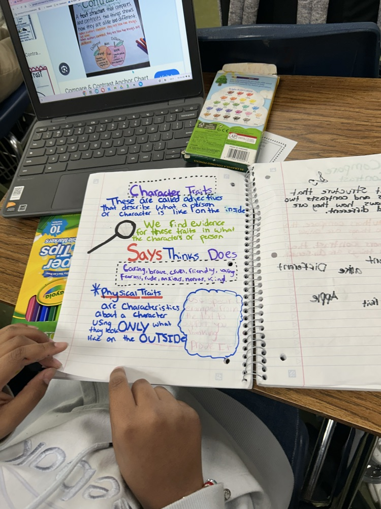 5th Grade Anchor Charts