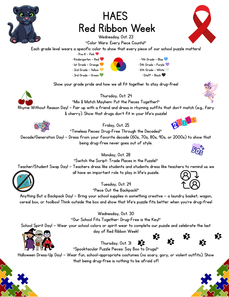 HAES Red Ribbon Week