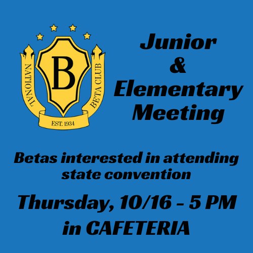 BETA STATE CONVENTION MEETING