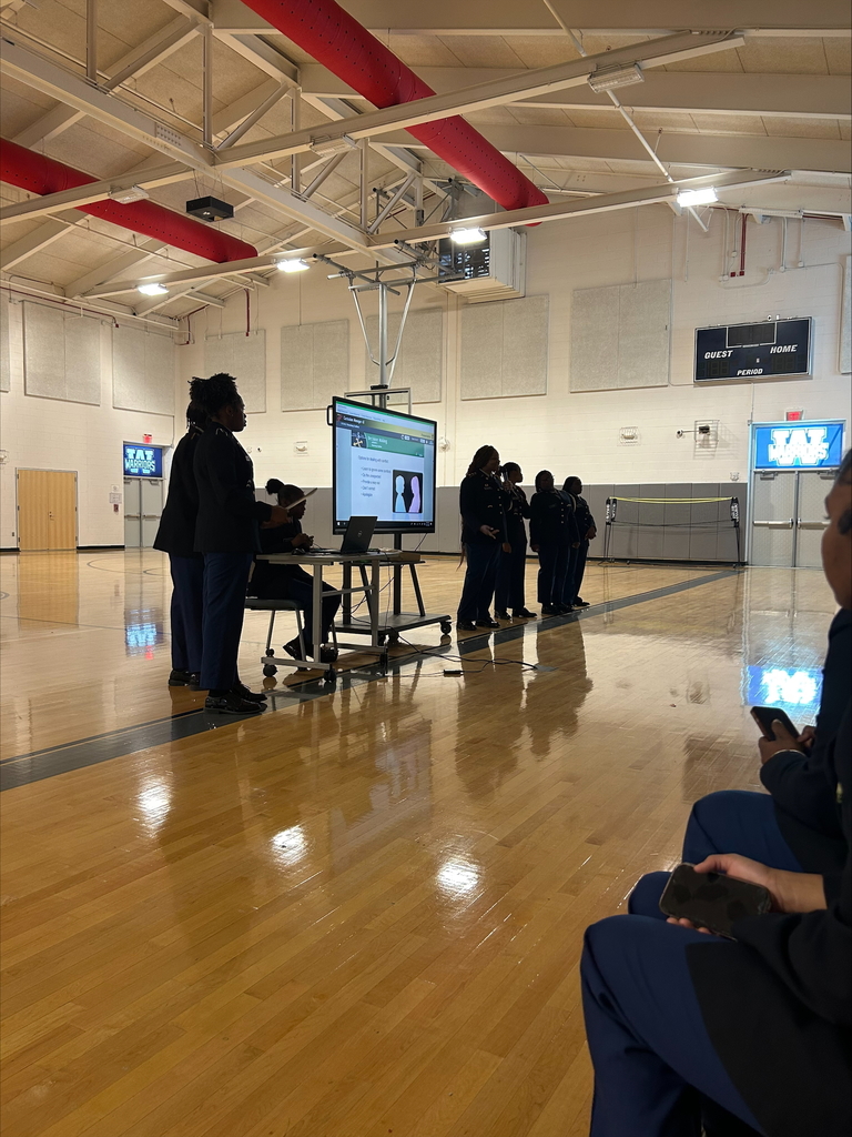 West Columbus High School's JROTC  came to WCS and talked about resolving conflicts and decision making. 