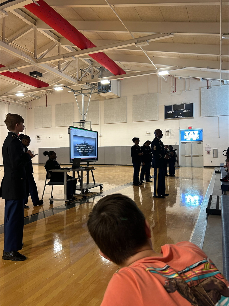 West Columbus High School's JROTC  came to WCS and talked about resolving conflicts and decision making. 