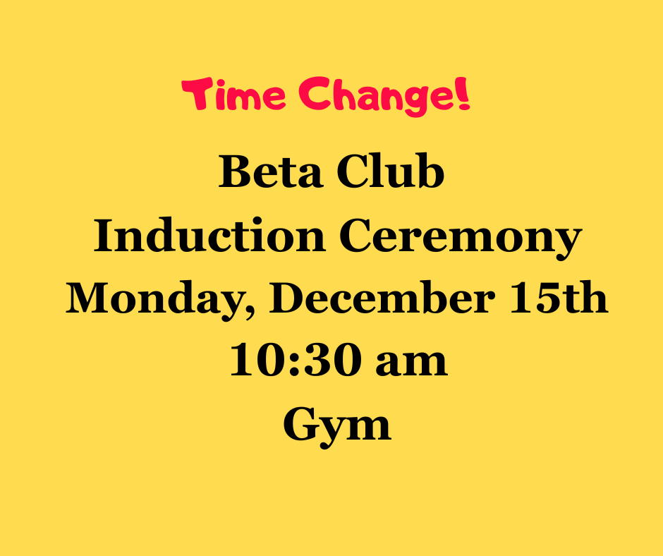 Time change!