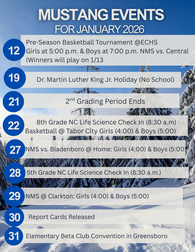 Mustang Events for January 2026