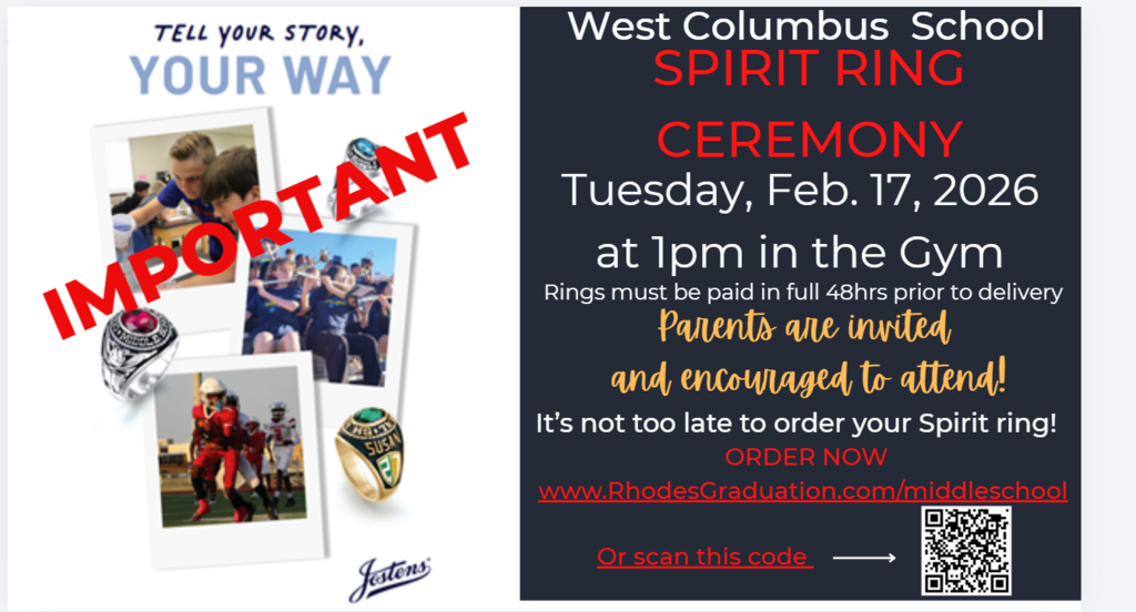 7th Grade Ring Ceremony 2026