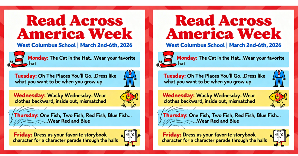 Read Across America Week Flyer