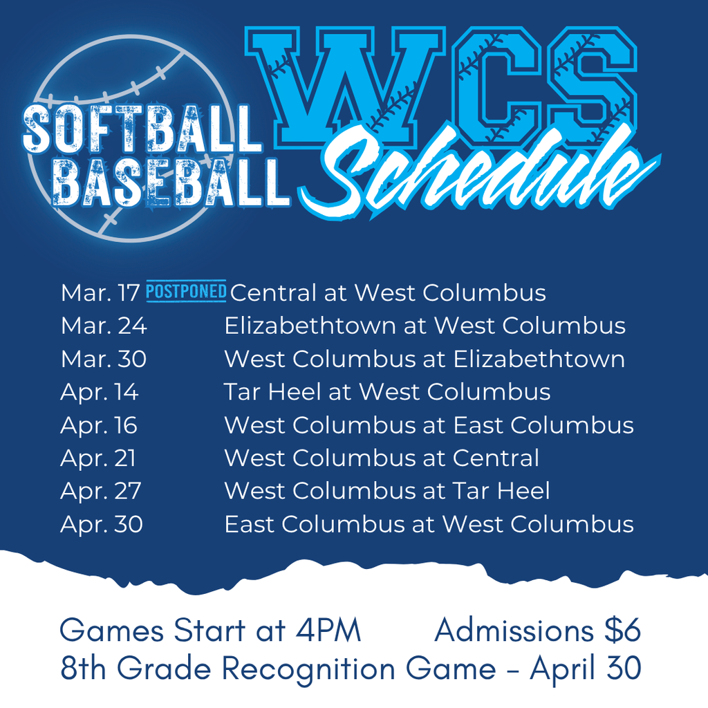 Baseball and Softball Schedule