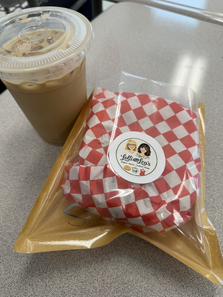 Bagel and coffee