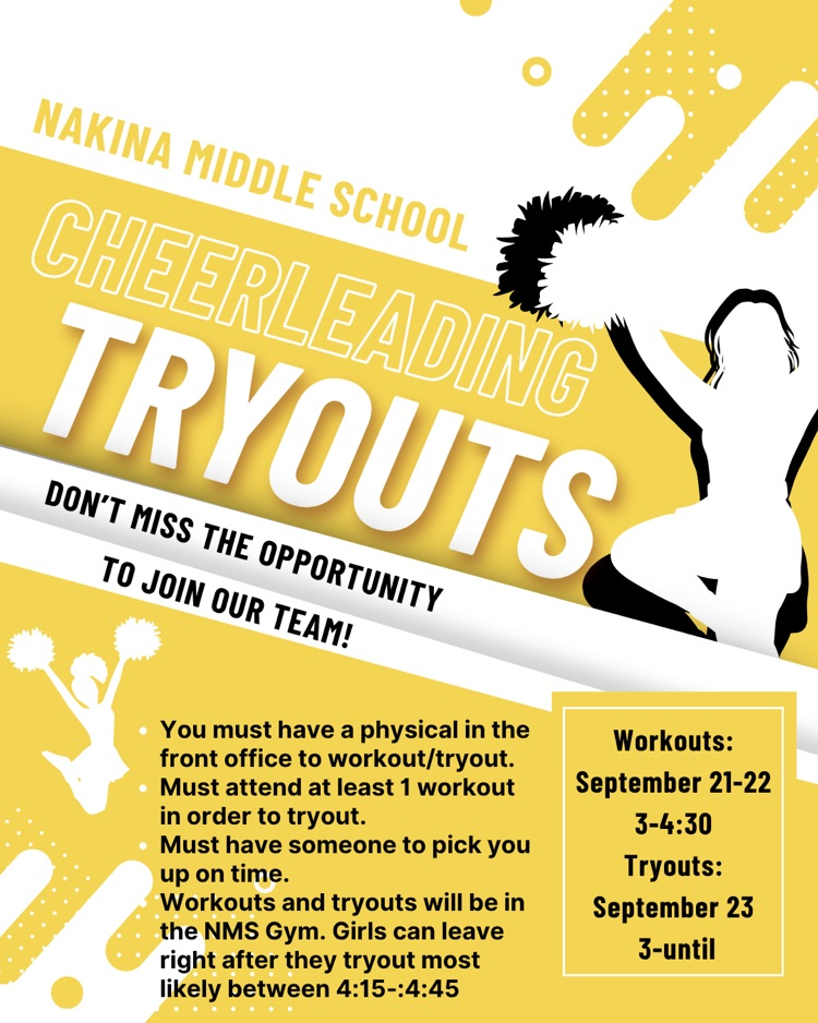 Mustang Cheerleading Tryouts